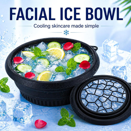 Face Bowl for Ice with Built in Ice Tray