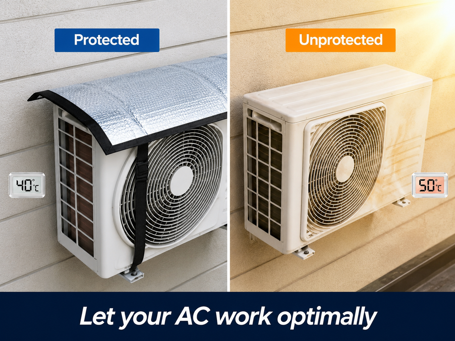 AC Outdoor Unit Protector Cover
