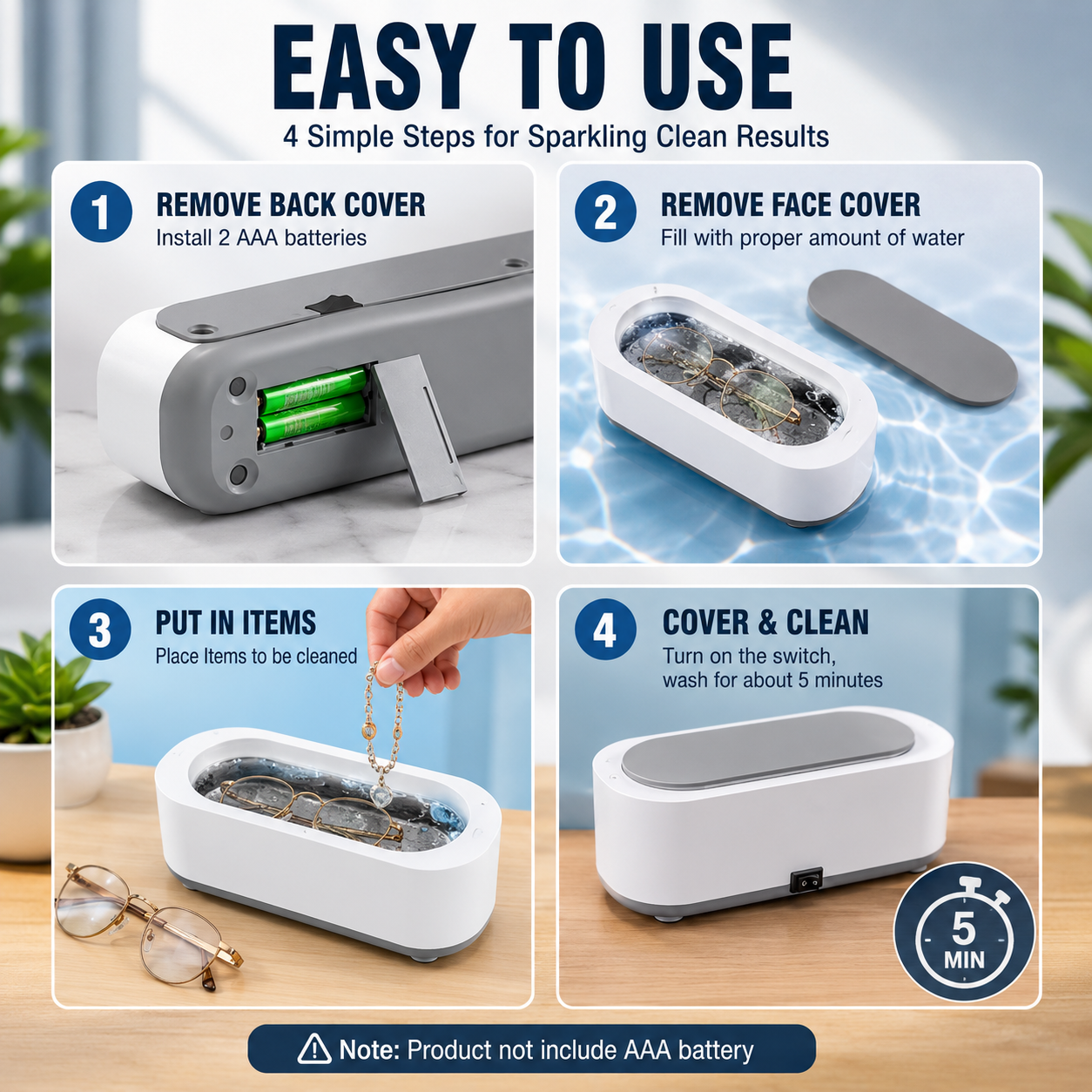 Mini Ultrasonic Cleaner