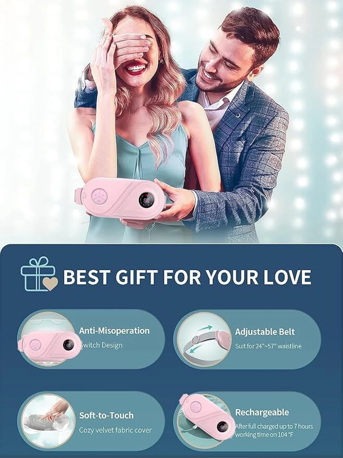 Portable Massage Heating Reusable Belt